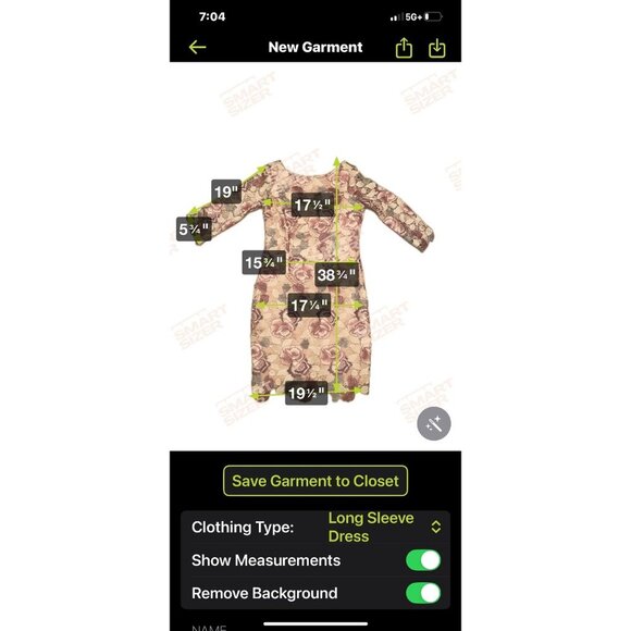 Eliza J Floral Lace Dress Size 8 In Pink & Beige With 3/4 Sleeves & V-Back Desig - Picture 8 of 15